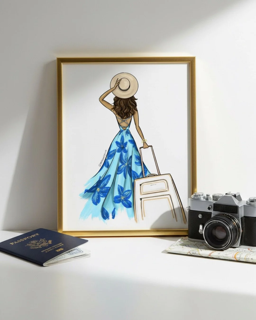 This month&rsquo;s print is a favorite of mine!

&ldquo;Jetsetter&rdquo; is the perfect print for that wanderlust spirit. If you dream of seeing the world and constantly adding to your destination bucket list, this artwork was made for you ✈️

Make i