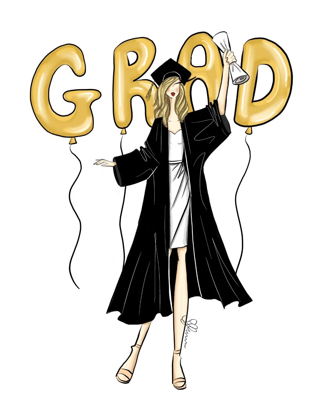 No matter how long it took you or where you&rsquo;re graduating from, you deserve to be celebrated!

This design was made for you in mind on your big day. Choose it in:

🖼️ Print

💌 Cards

☕️ Mug

And make completely &ldquo;you&rdquo; with 5 hair a