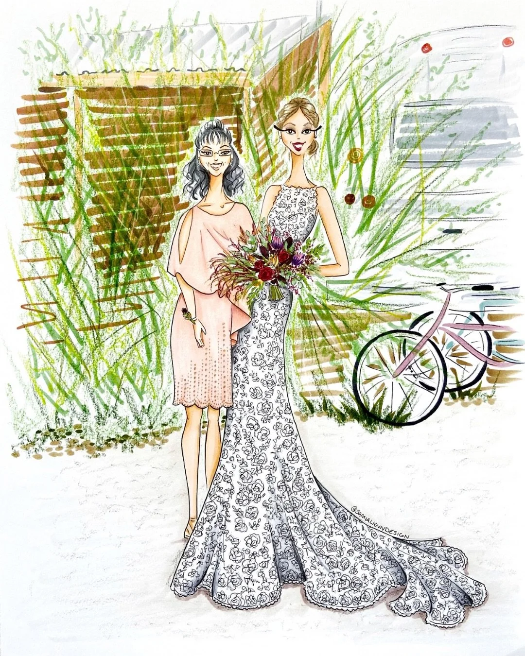 Whether you&rsquo;re celebrating mom, grandma, step-mom, or mom figure in your life:

Happy Mother&rsquo;s Day 💐

I hope this Sunday is filled with love and her favorite things 🥰
.
.
.
.
#mothersday2026 #celebratemom #customillustration #fashionill