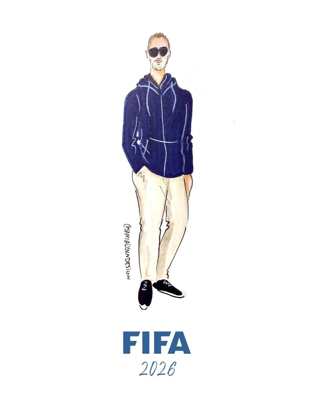 I&rsquo;ve sketched at weddings, runway shows, and brand launches. A World Cup viewing party? That&rsquo;s a new one!

Don&rsquo;t mind me trading wedding gowns for sports jerseys⚽️ 

But that&rsquo;s the magic of this job, one week I&rsquo;m sketchi