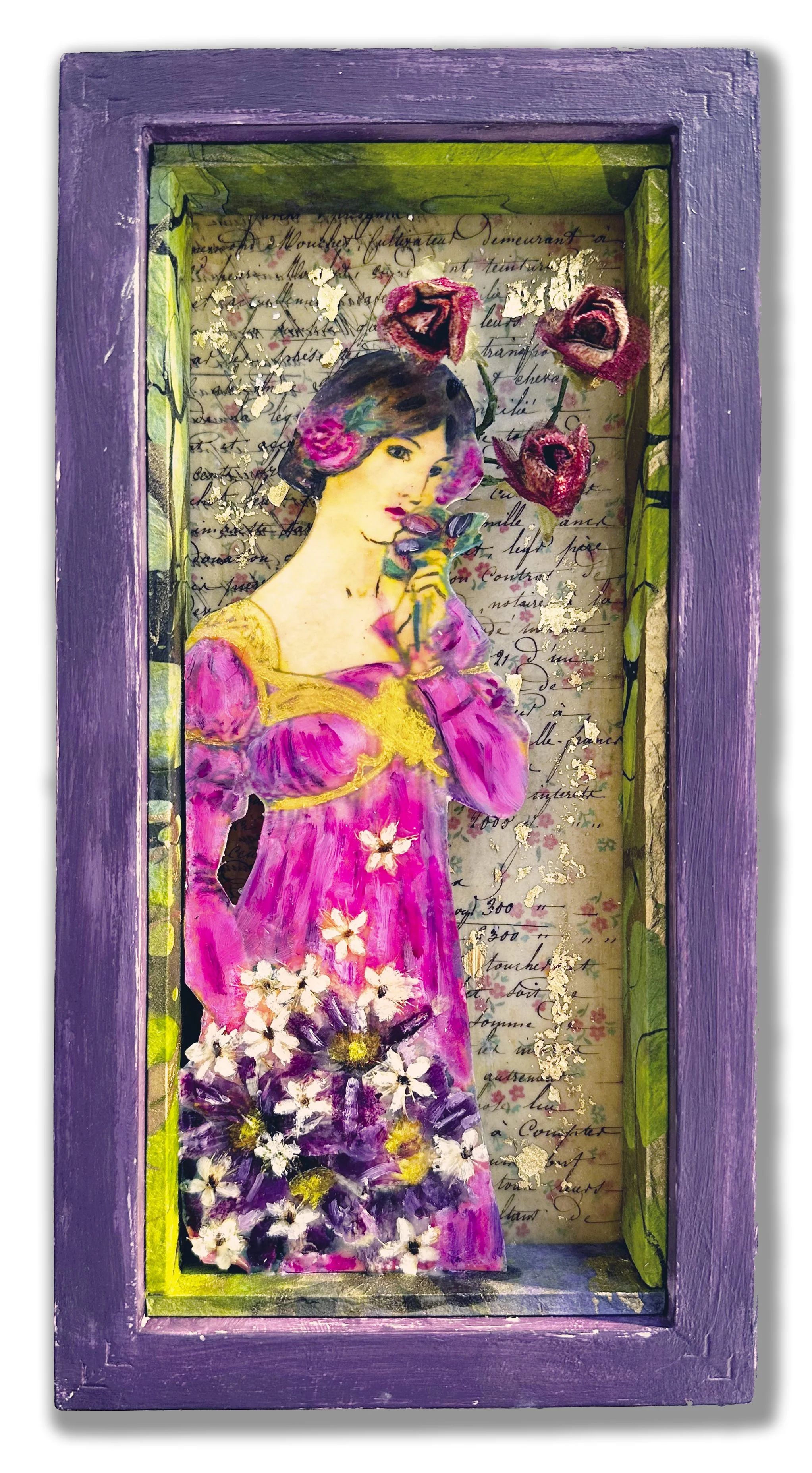 Rifat's Flowers, 6 x 12 x 1.5 inches