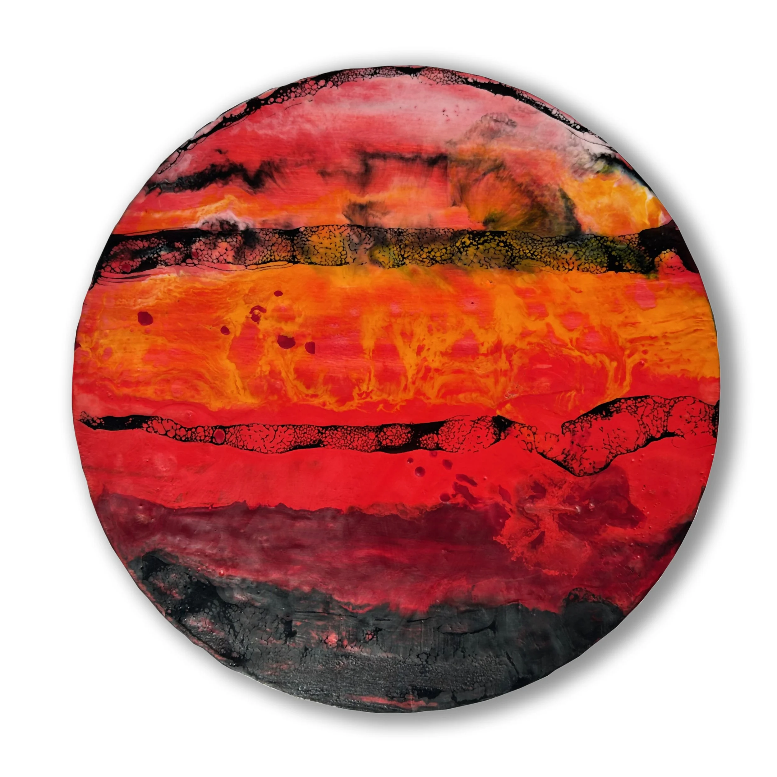 NOW $195 (was $325) Ember Divide: The Almost Place,  12 inches (diameter) x 0.875 inches (Copy)
