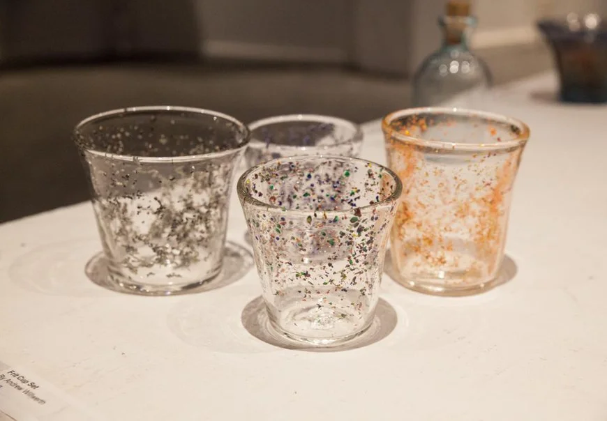 Glass cups by CIT Cooper J.