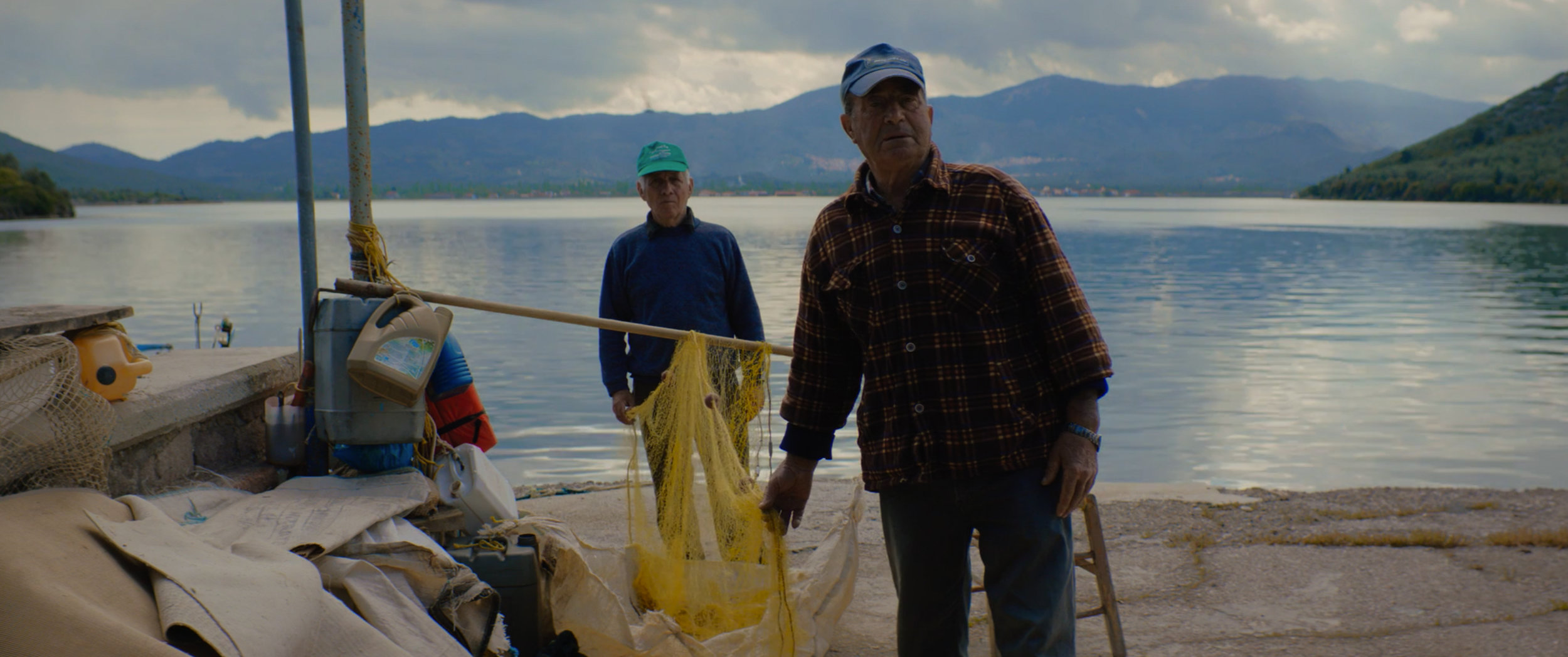 Local Fisherman on Lesvos Greece Working