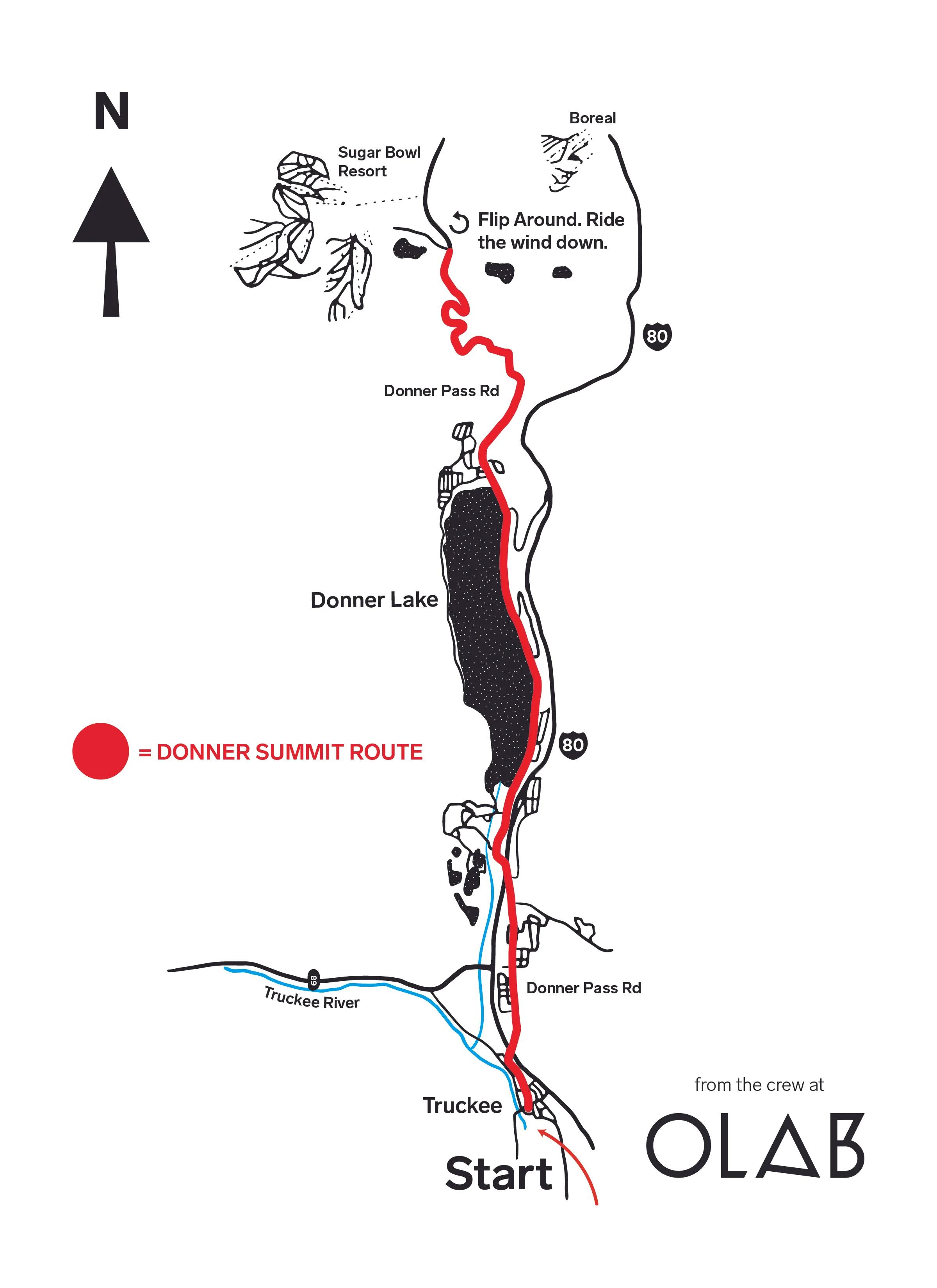 Route Check Donner Summit — Pacos Truckee