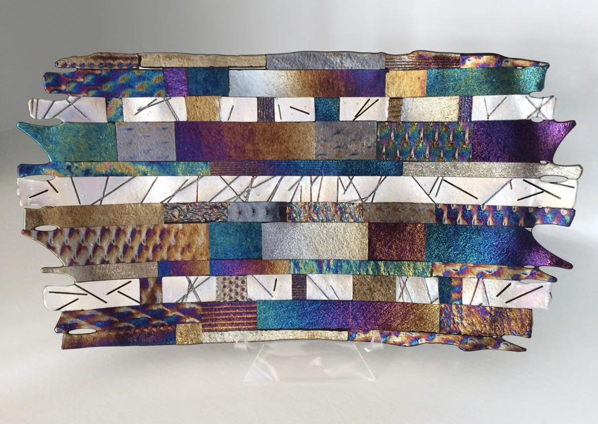 Mosaic Platter • 21" x 13" x 2"