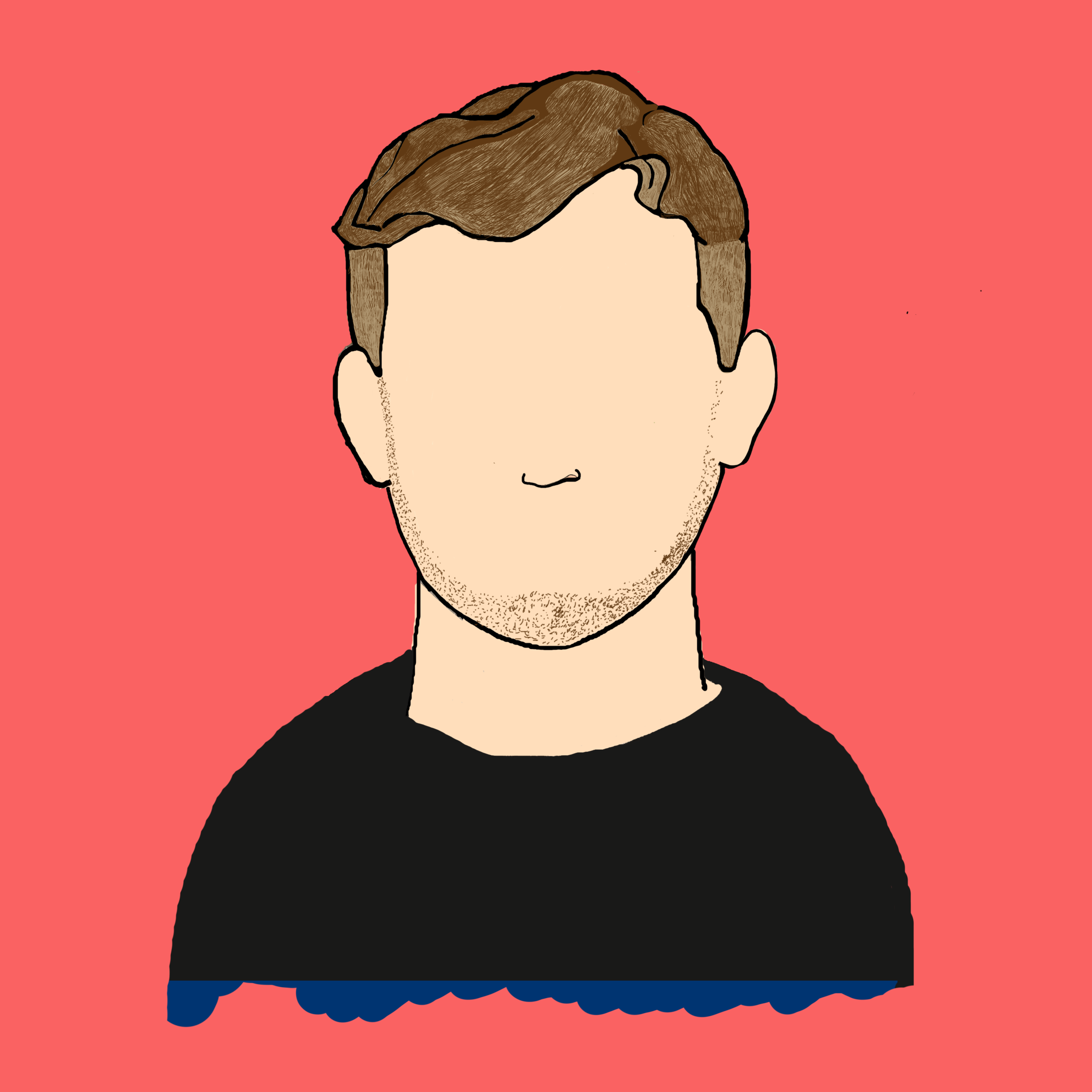 Artwork I drew for Child Roland, my rap persona.