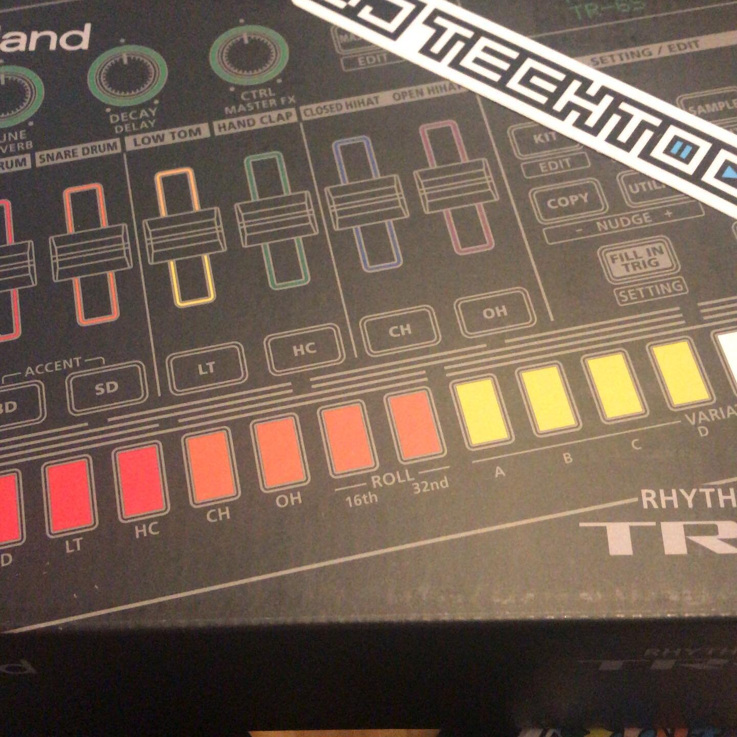 Just a few days too late for #jamuary but gonna have fun with this regardless!  Thanks @djtechtools #roland #tr6s