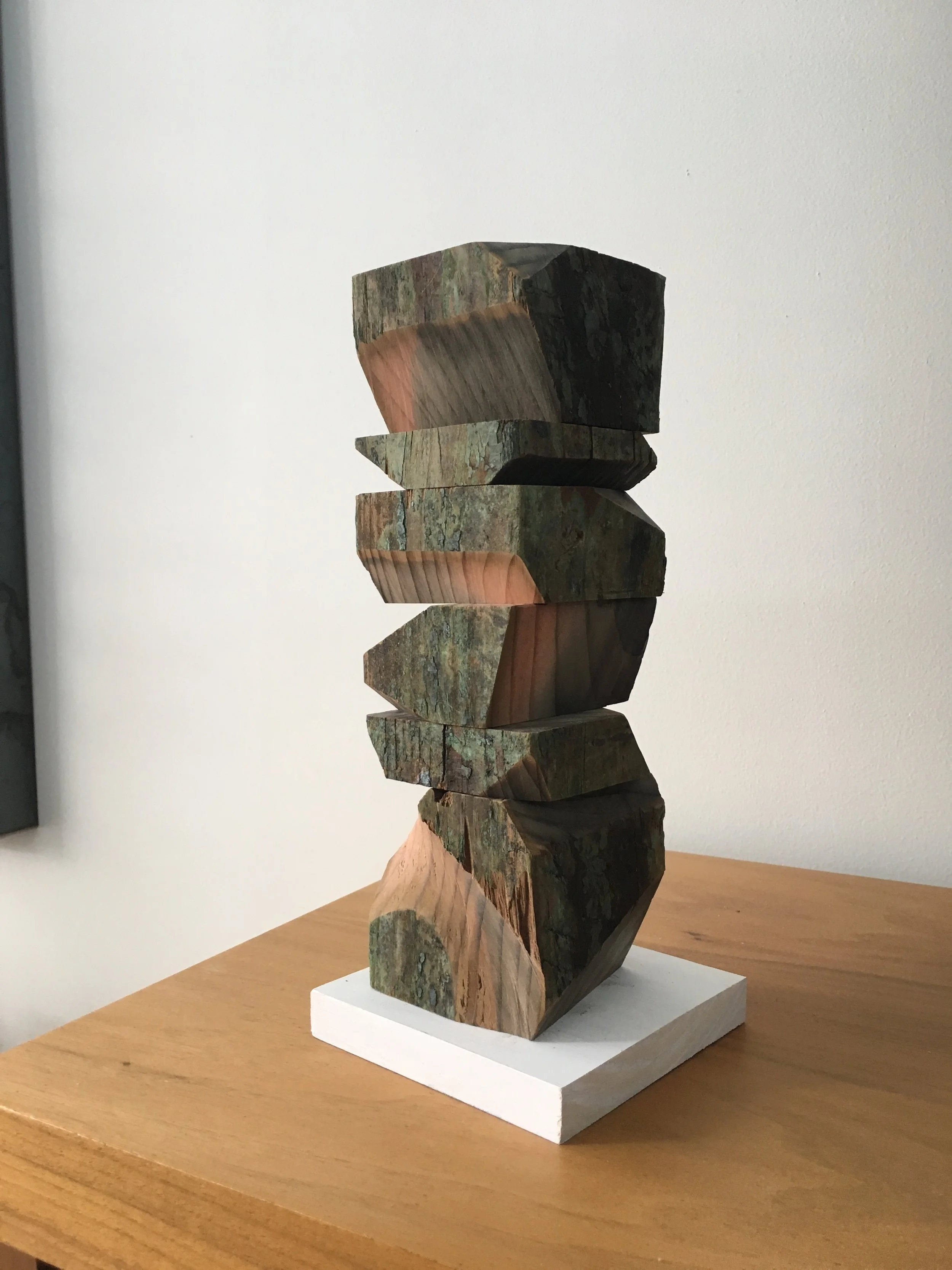 "Oceanic Totem 301" 4" x 12"  Reclaimed Wood SOLD