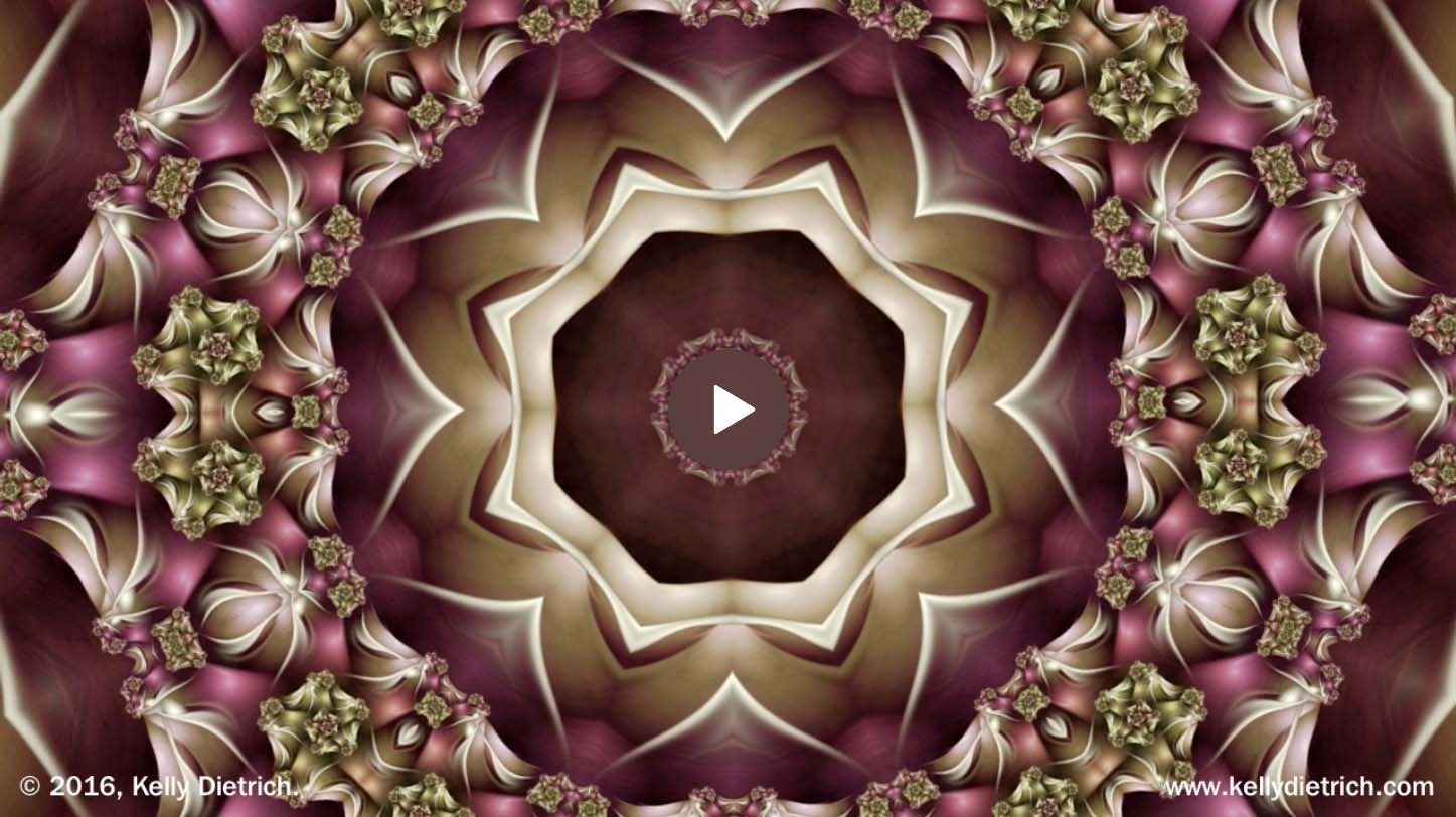 Moving Mandalas: Animated Fractal Kaleidoscopes — Kelly Dietrich Mandala Art