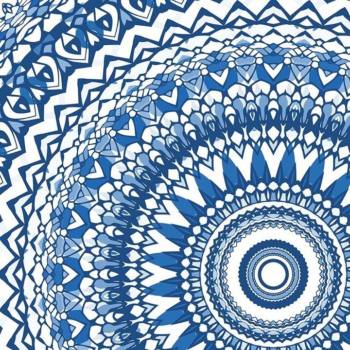 Indigo Blue Mandala available on a variety of products in my shops. Click the link in my bio to visit!⠀
.⠀
.⠀
.⠀
#mandala #mandalas #mandalaart #redbubble #society6 #curioos #art #instaart #instaartist #artprint