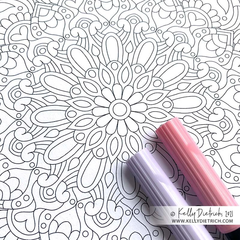 Free Printable Coloring Pages - Free Printable Coloring Pages by Color a  Mandala