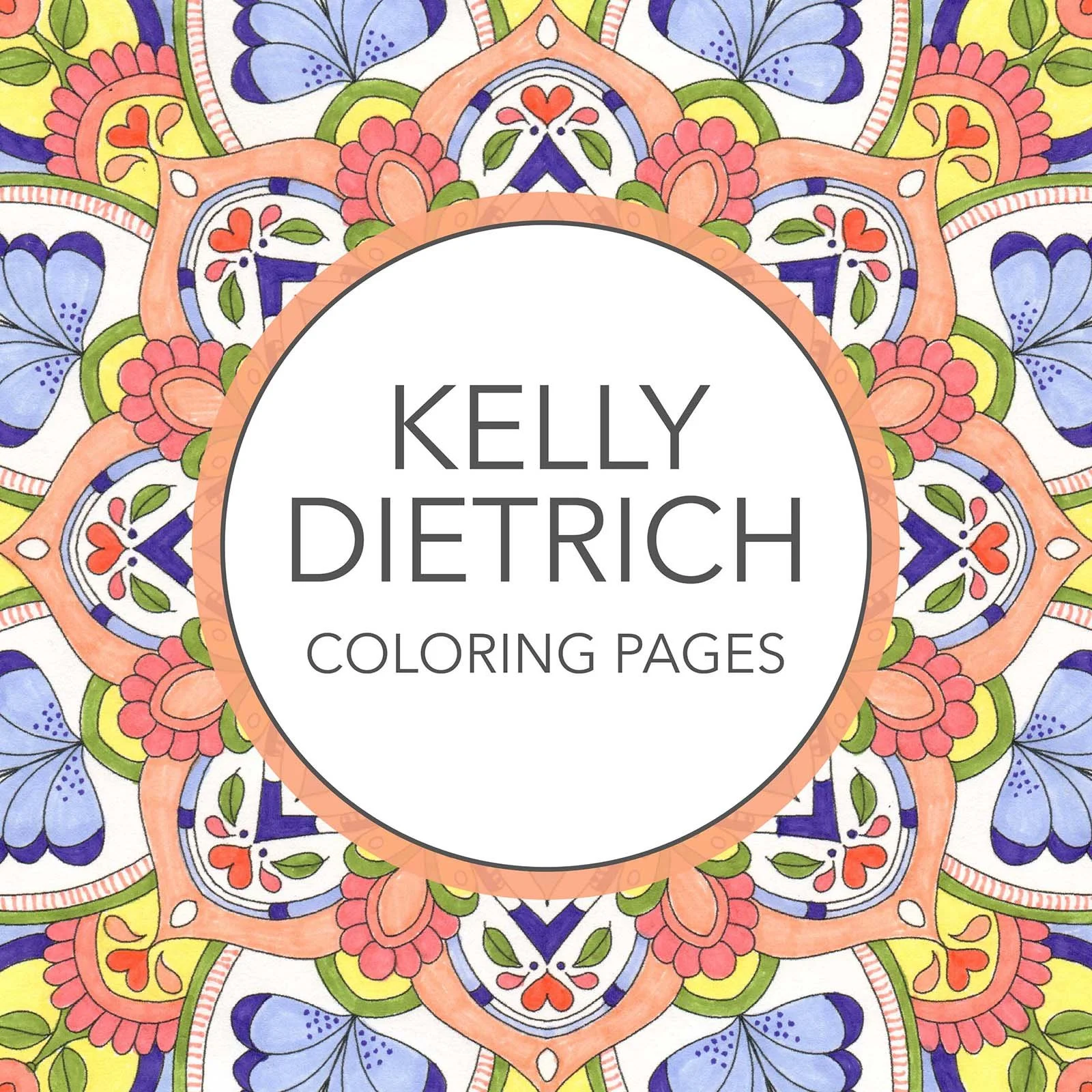 Kelly Dietrich Coloring Pages at Etsy