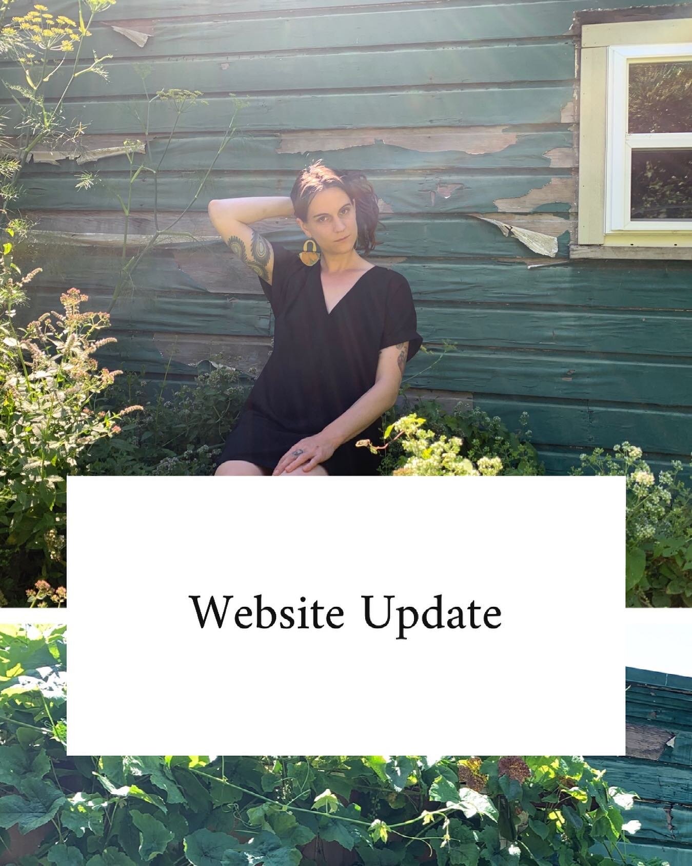 It&rsquo;s that time of year where I get restless over who I used to be and ready for what&rsquo;s next. So here I am, once again updating my website. 

Peep the reformation at the link in my bio!
