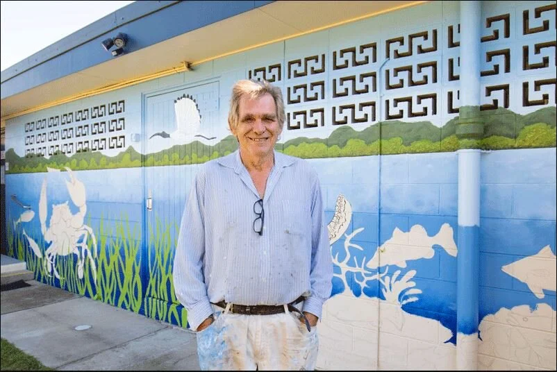 Local wildlife spreading joy and colour on latest Livingstone mural