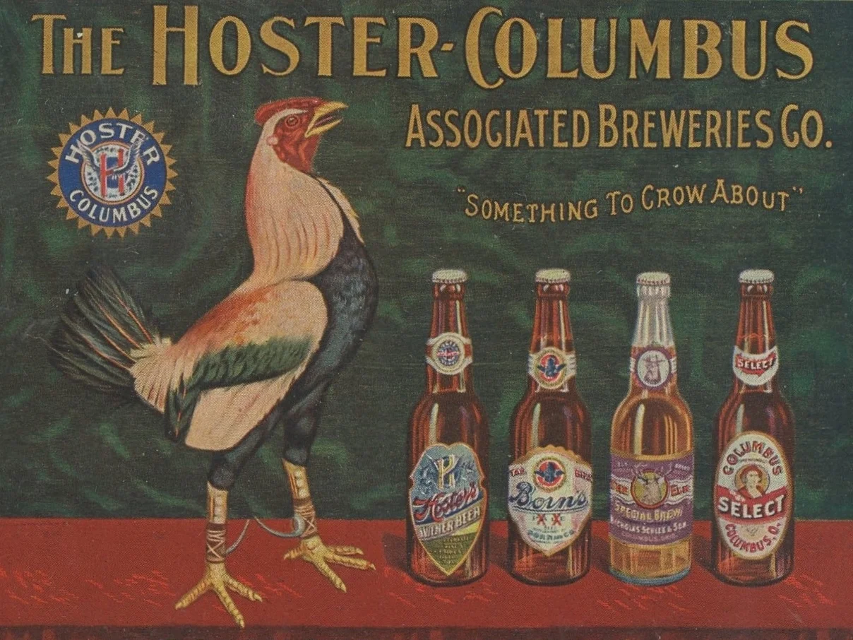 An ad for Hoster beer from the early part of the 20th century.