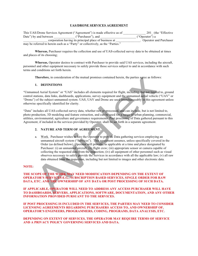 Post - Avialex Law Group For toll processing agreement template