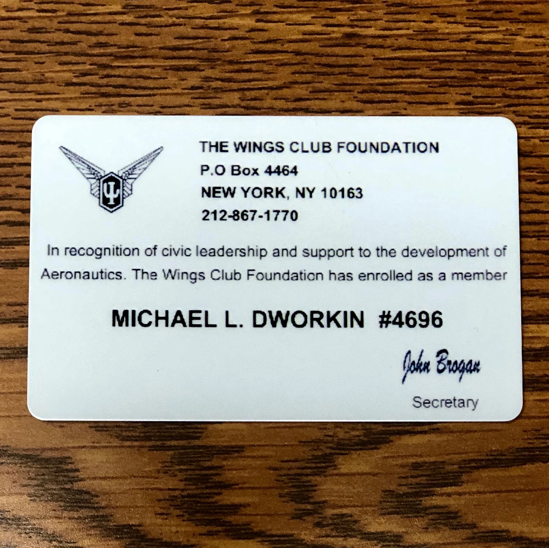Celebrating Excellence: The Wings Club inducts Michael L. Dworkin, Managing Partner – Avialex Law Group, LLP