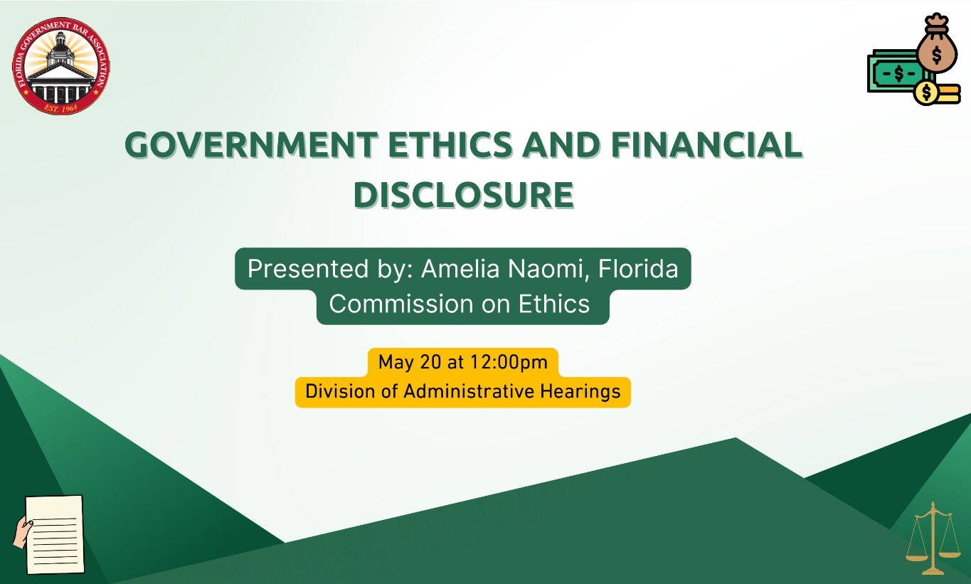 Government Ethics and Financial Disclosures by Amelia Naomi