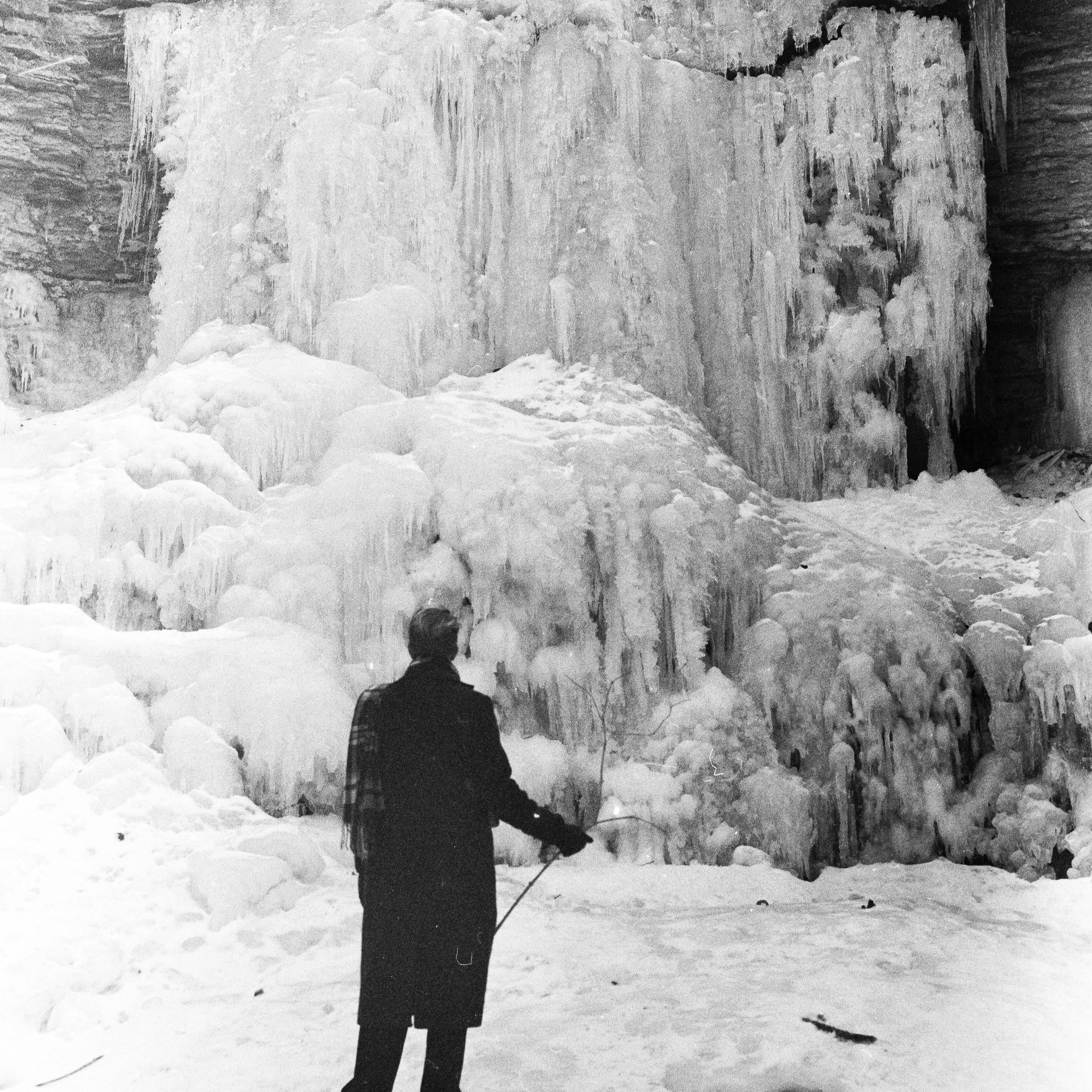 Erik / Waterfall, February 22 2026 (Hasselblad 500C/M, Ilford HP5+)