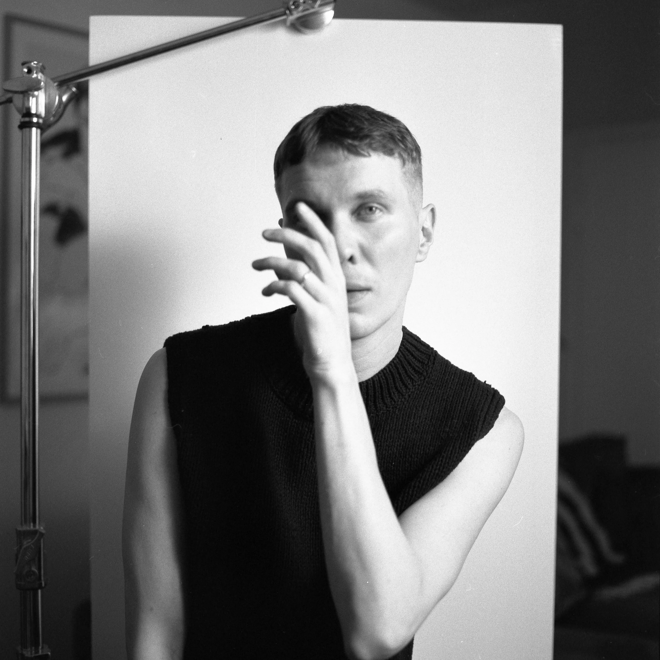 Self-portrait, December 18 2025 (Hasselblad 500C/M, Kentmere 400)