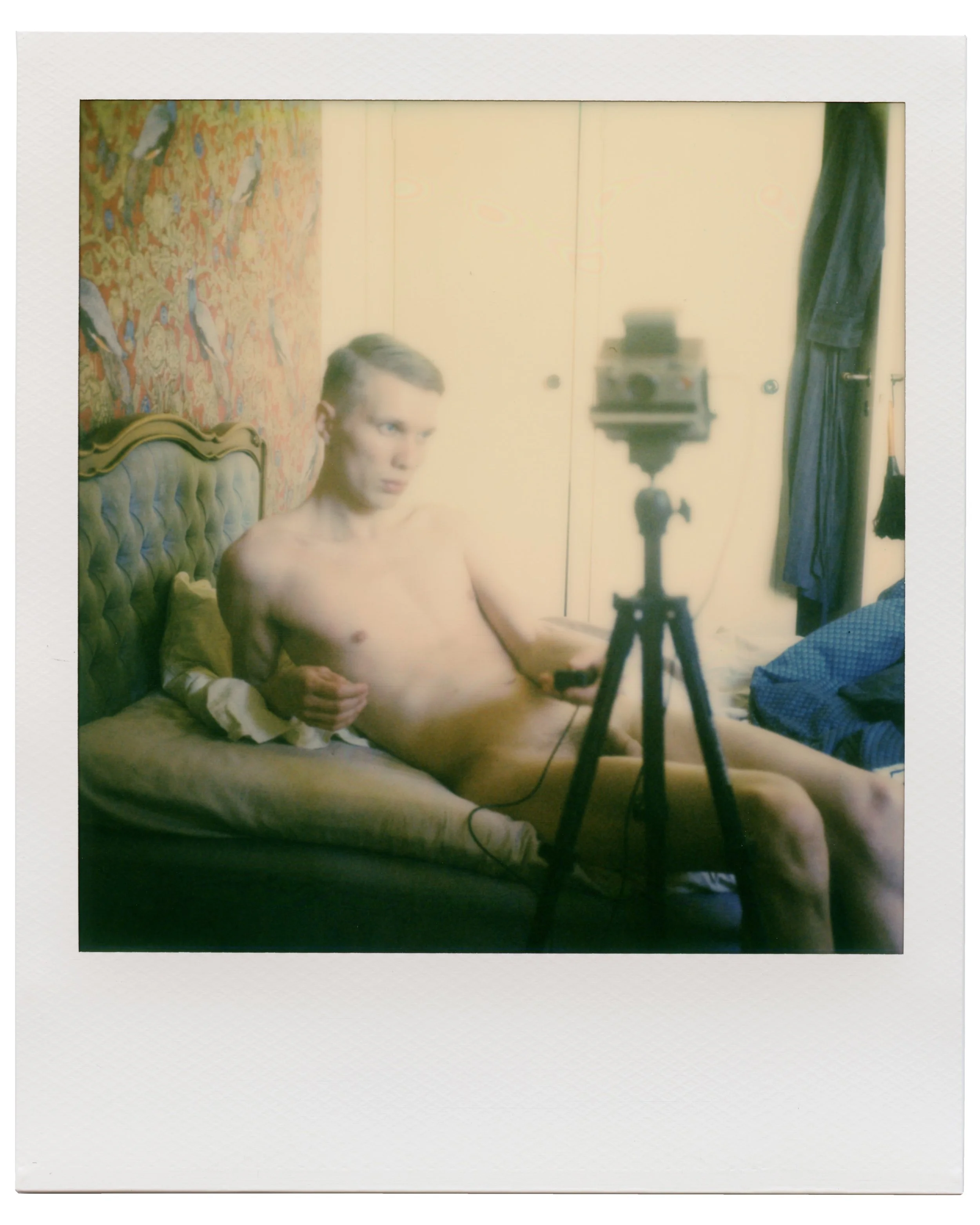 Self-portrait, March 28 2018 (Polaroid SX-70)