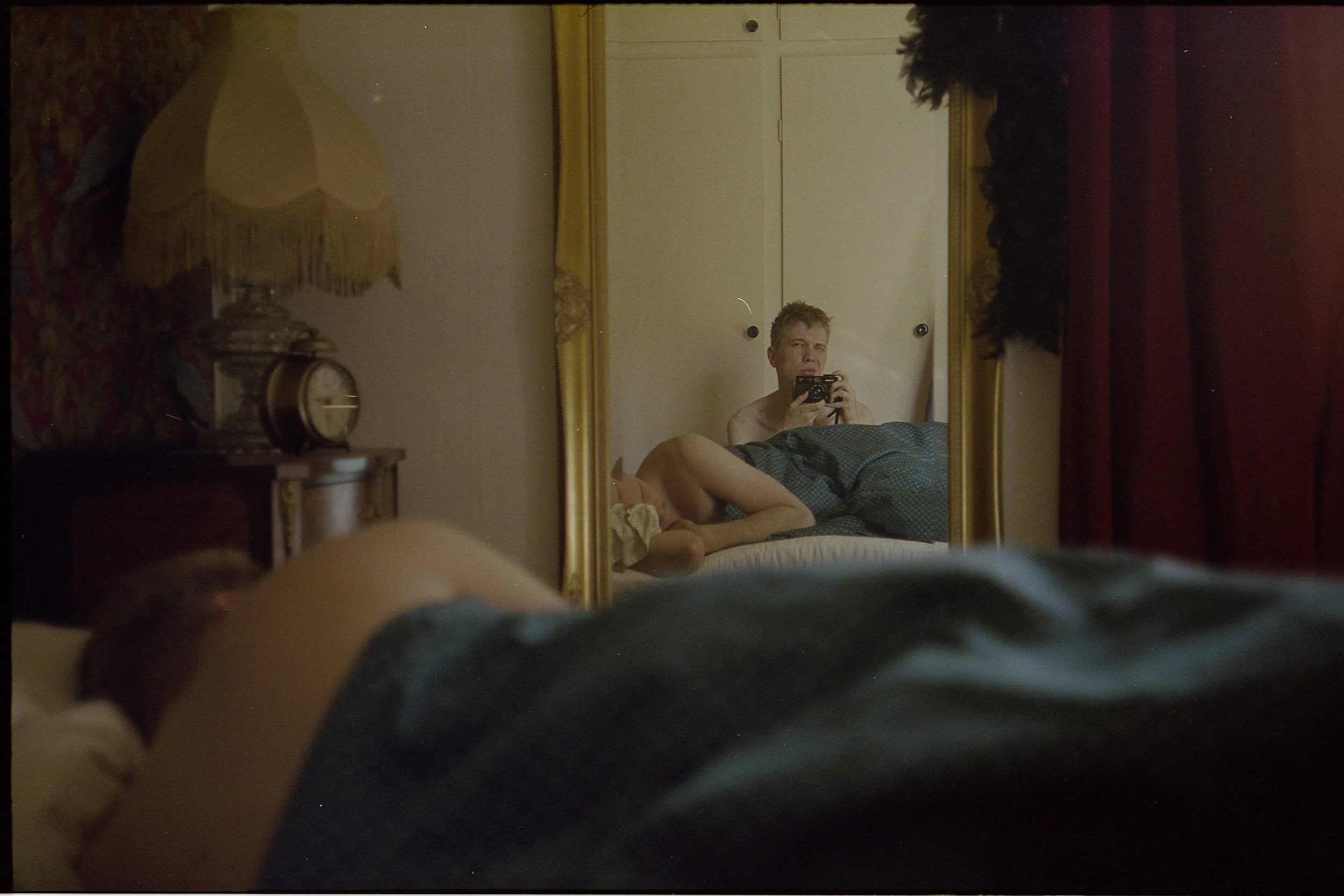 Morning self-portrait, May 5 2019 (Canon A35F, Kodak Portra 400 35mm)