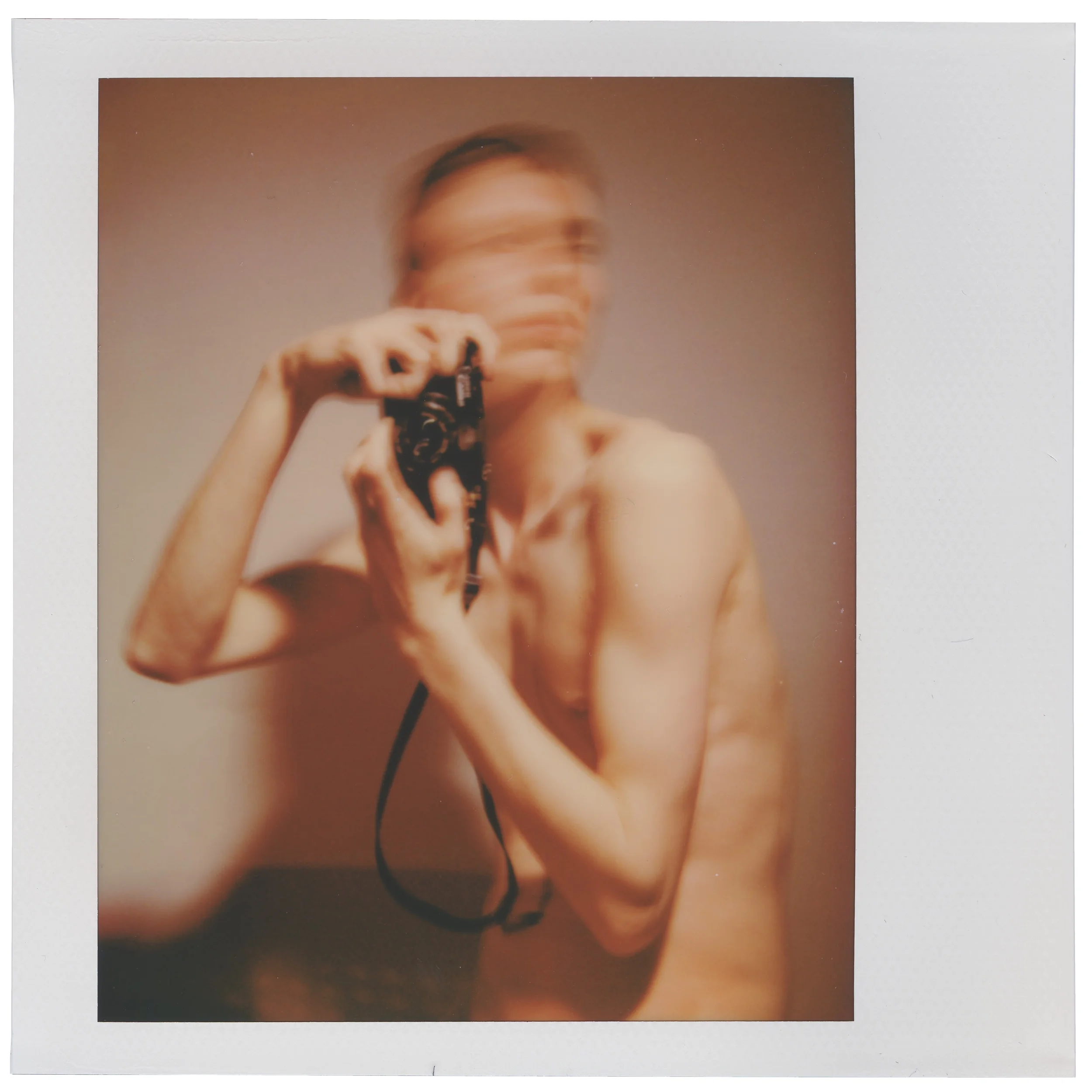 Self-portrait, May 21 2019 (Polaroid Spectra, Polaroid original)