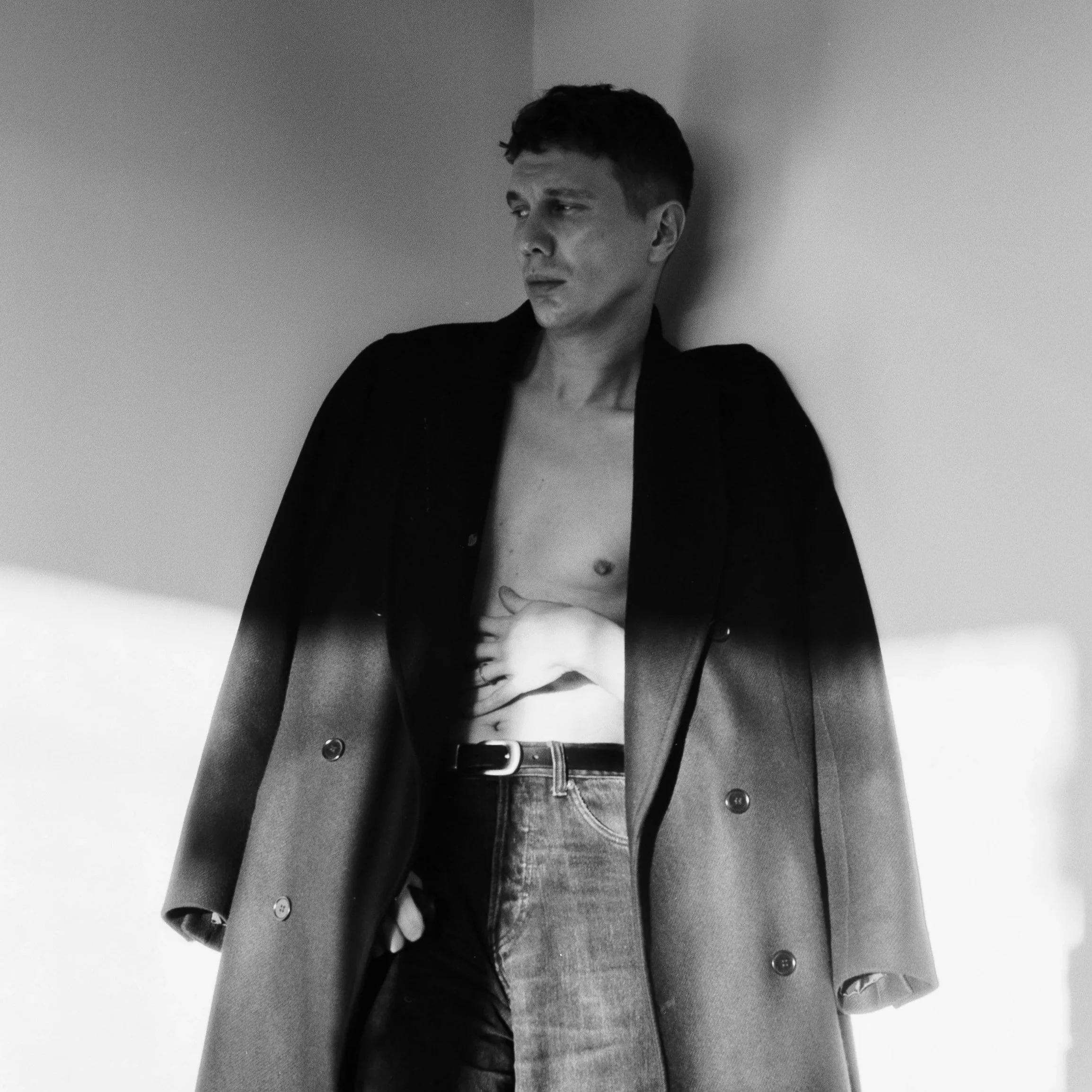 Self-portrait, December 30 2025 (Hasselblad 500C/M, Kentmere 400)