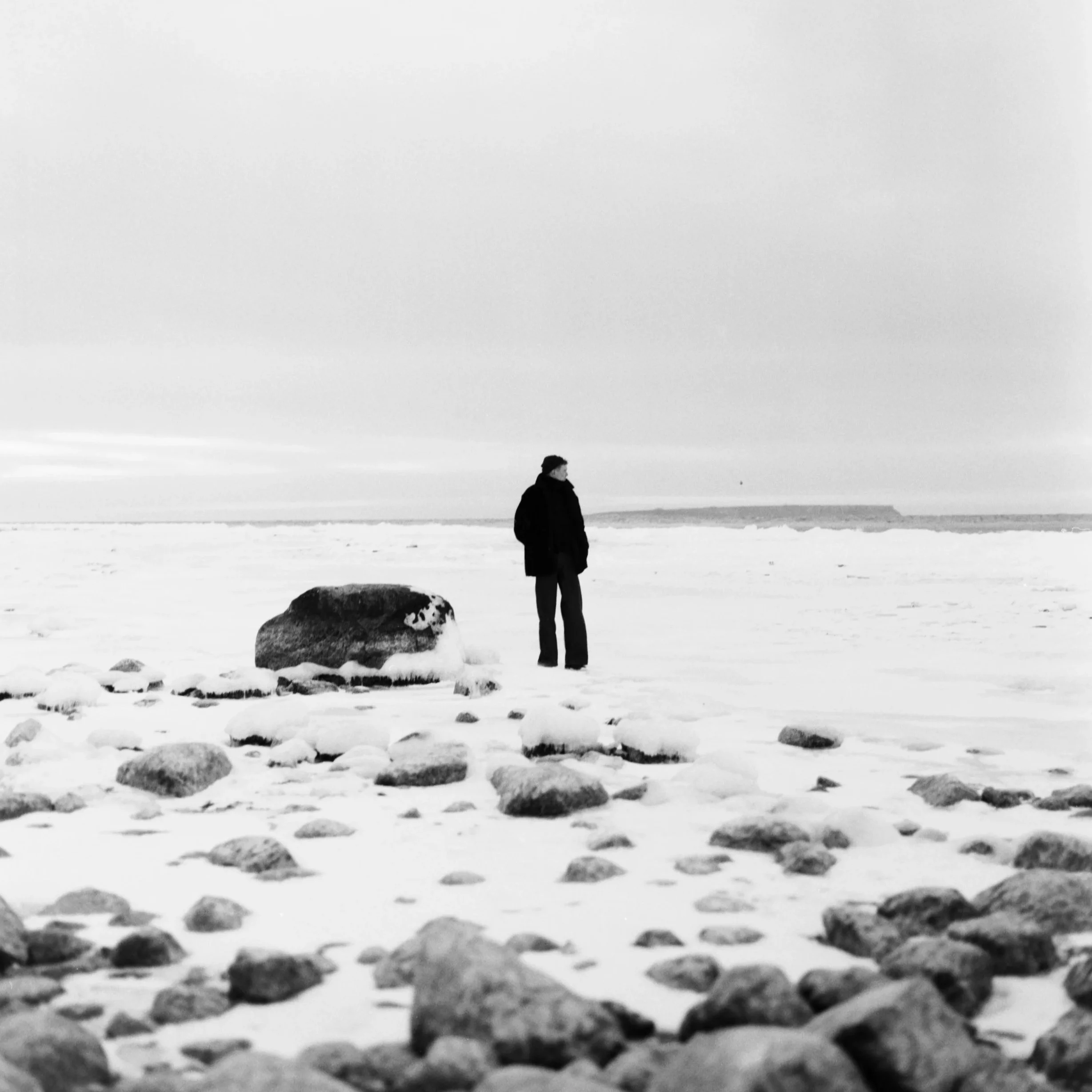 Ekstakusten (self-portrait), February 20 2026 (Hasselblad 500C/M, Ilford Ortho 80)