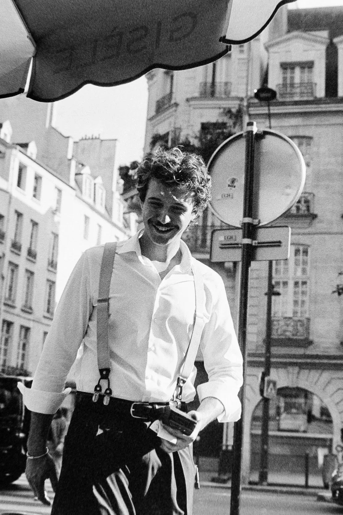 Waiter in St. Germain, May 12 2026 (Canon FTb, Foma Ortho 400)