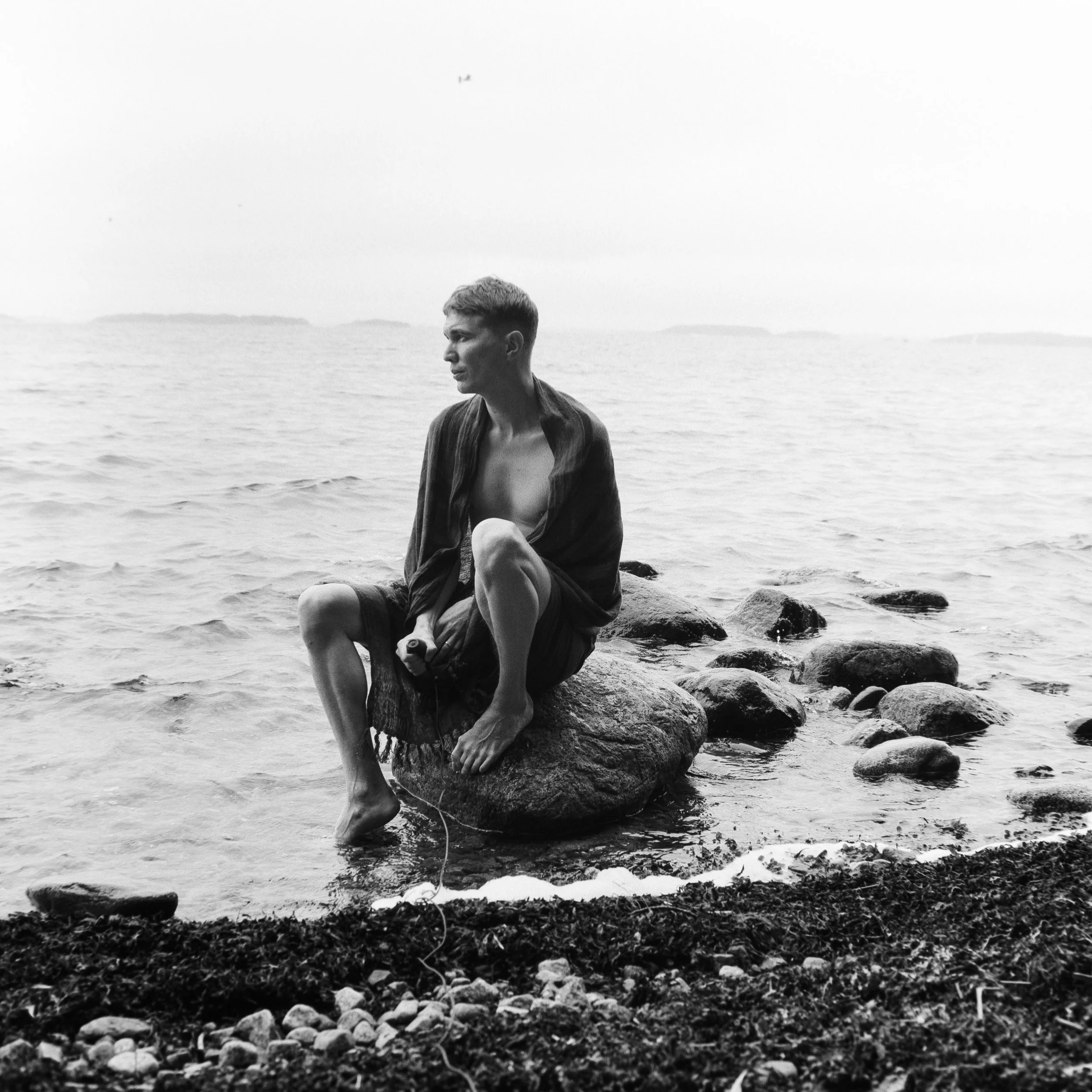 Self-portrait, June 9 2026 (Hasselblad 500C/M, Kentmere 200)
