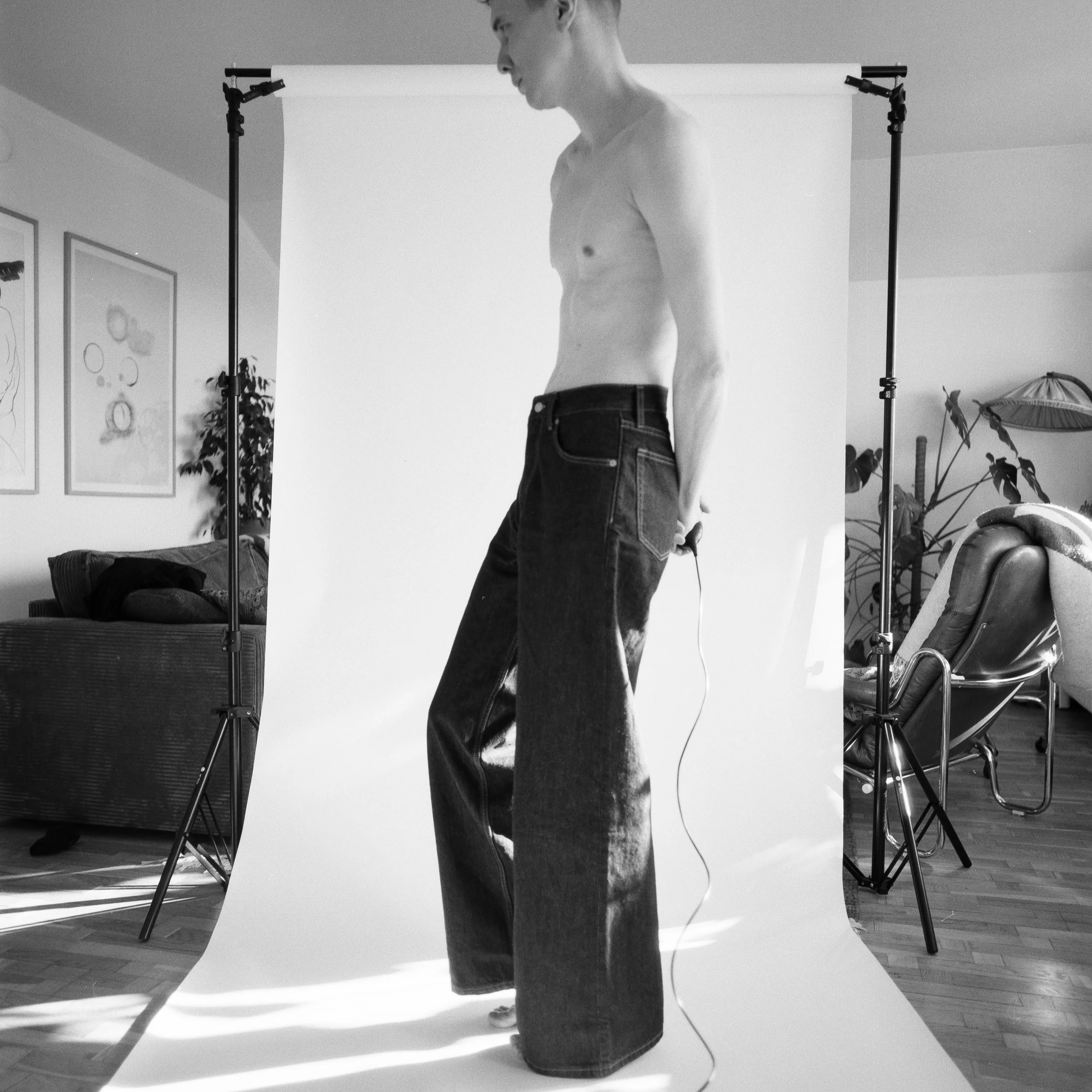 Self-portrait, February 16 2026 (Hasselblad 500C/M, Kentmere 100)