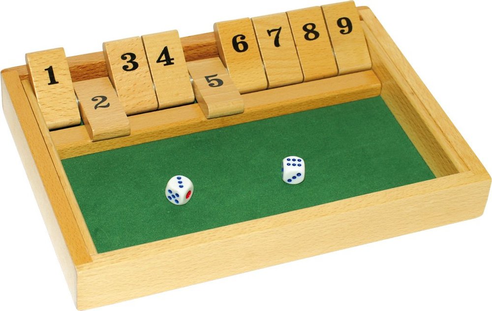 101y Shut The Box Numeracy Game dice game