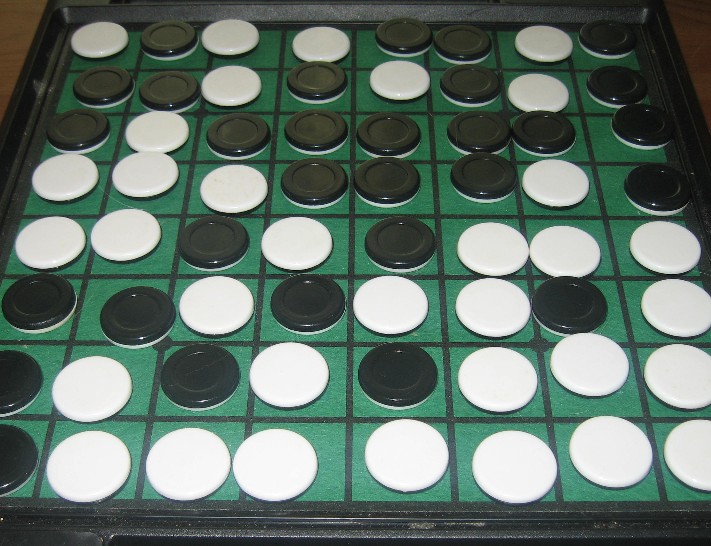 Othello Game Pieces Replacement Black & White ** 2 for $1.00 ** Mattel