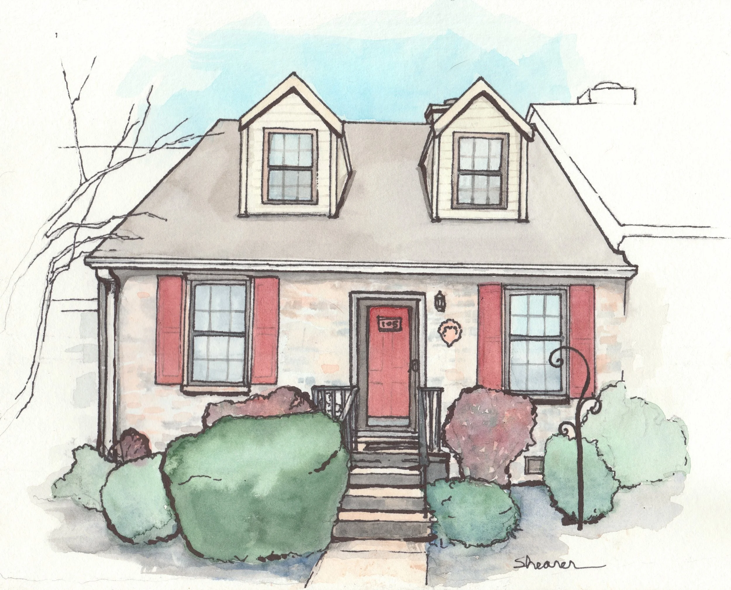 Sample House Portait