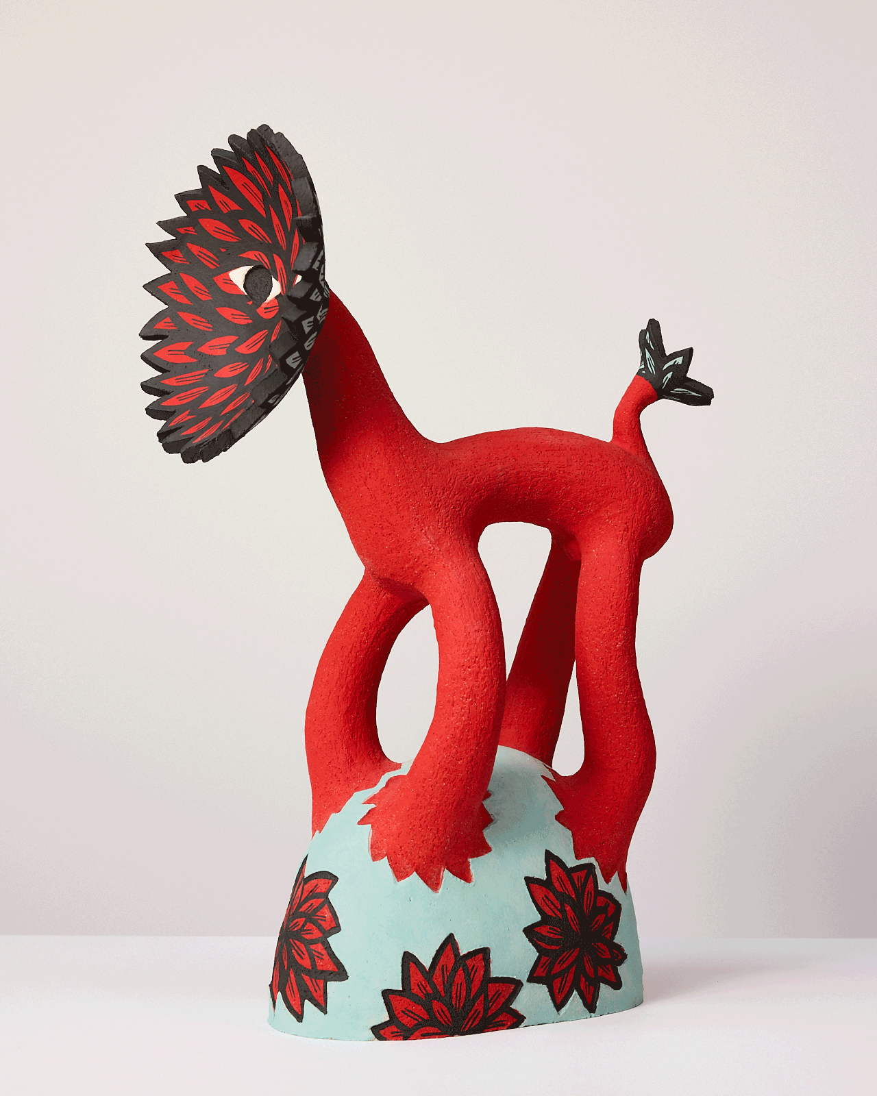 Flower Lion Standing By