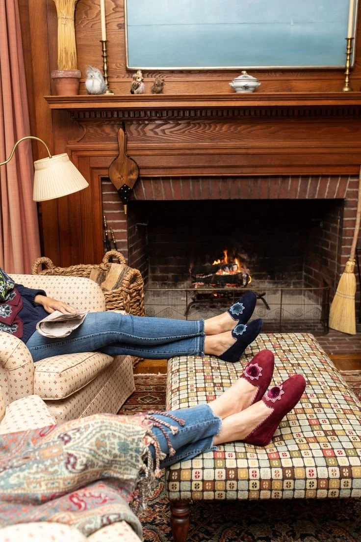 Cozy afternoon by the fireplace in New England home.jpeg