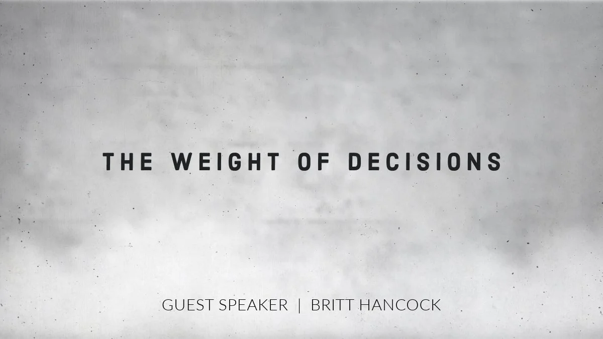 The Weight of Decisions