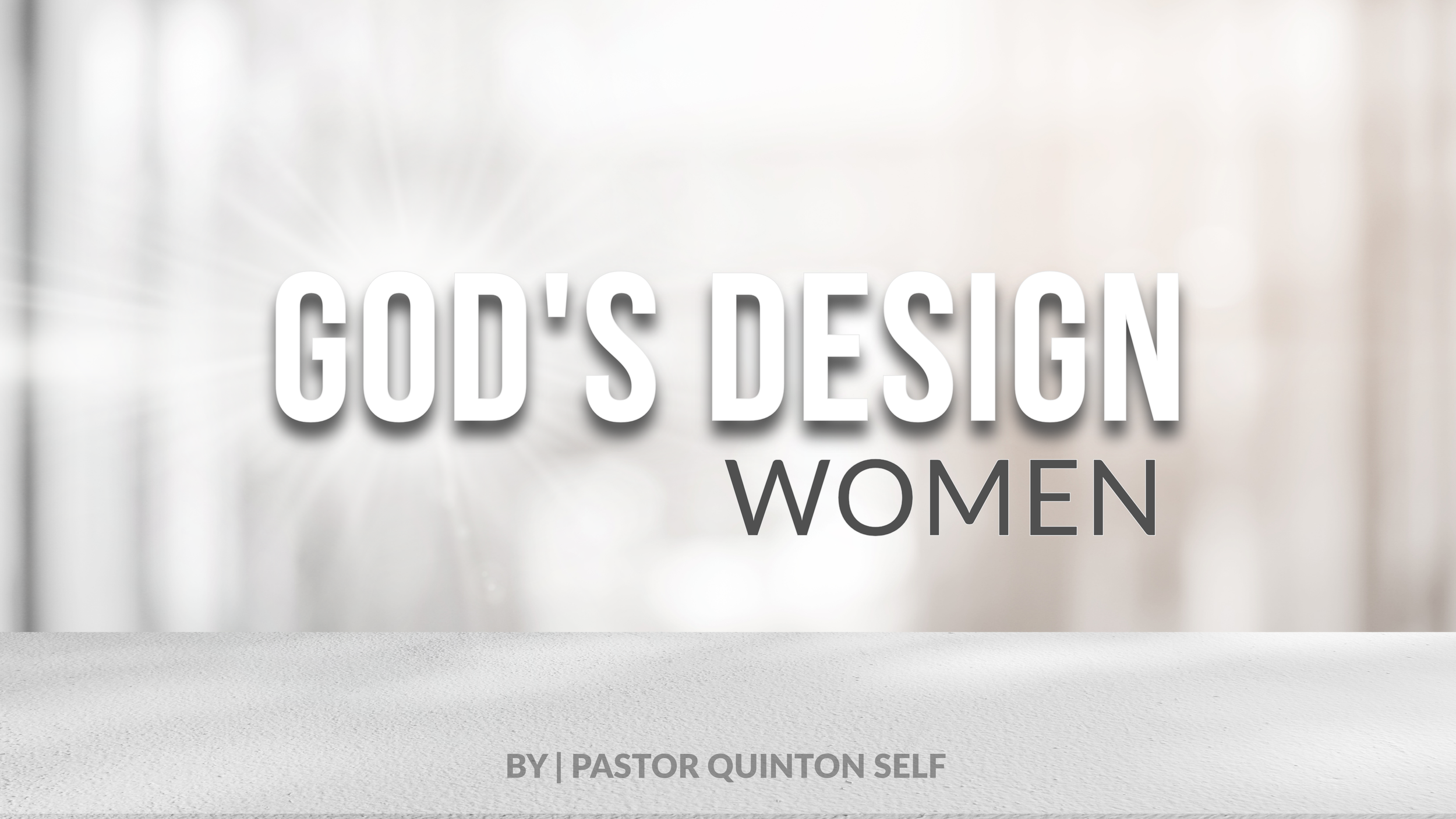 God’s Design: Women