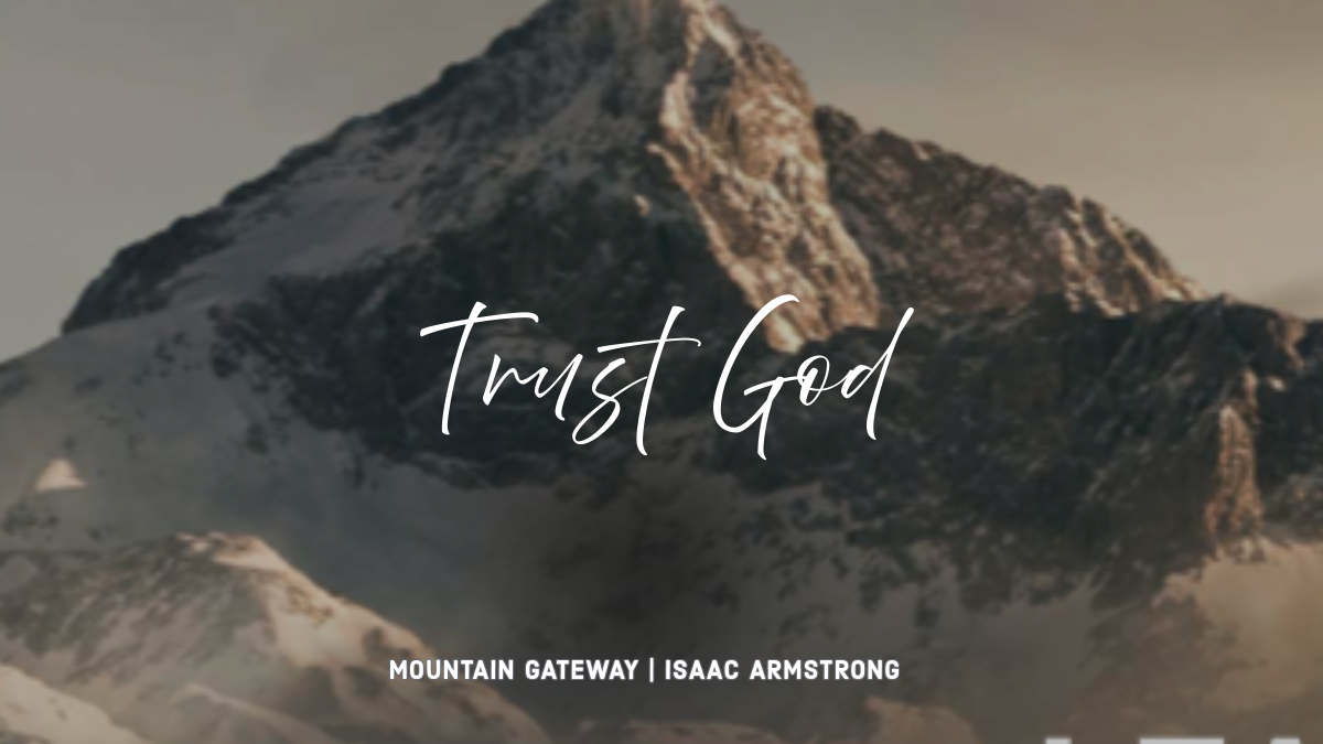 Trust God