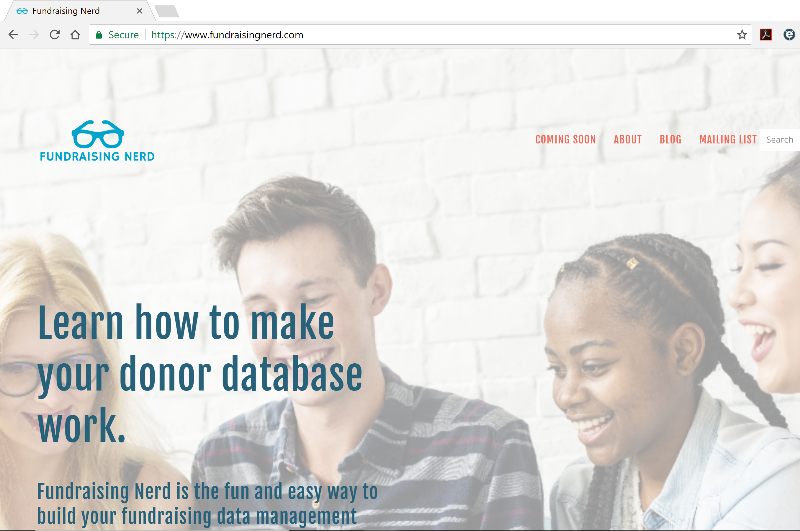 Check out Fundraising Nerd's new look