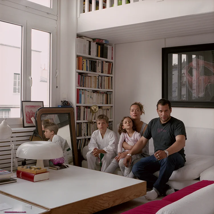 Mike, Fanny, Martin + Maya Ladd, Paris, France.Archival pigment print.2014.42x42%22.jpg