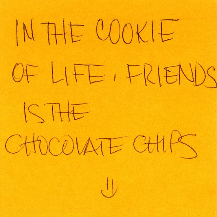 #cookieoflife from What is a real friend? (the post-it note project of Delano employees).2019.42x42%22.jpg