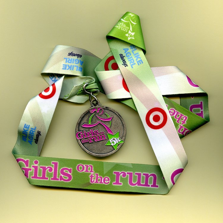 Girls on the Run medal, 2018 
