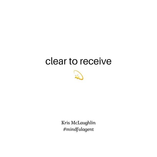 Clear✨✨✨old energies, old beliefs, old habits, old stuff &amp; create space both literally (clean out a closet or a drawer) &amp; energetically (clean out thought patterns that no longer serve) for the new, the fresh, the inspired✨✨✨to fill that spac