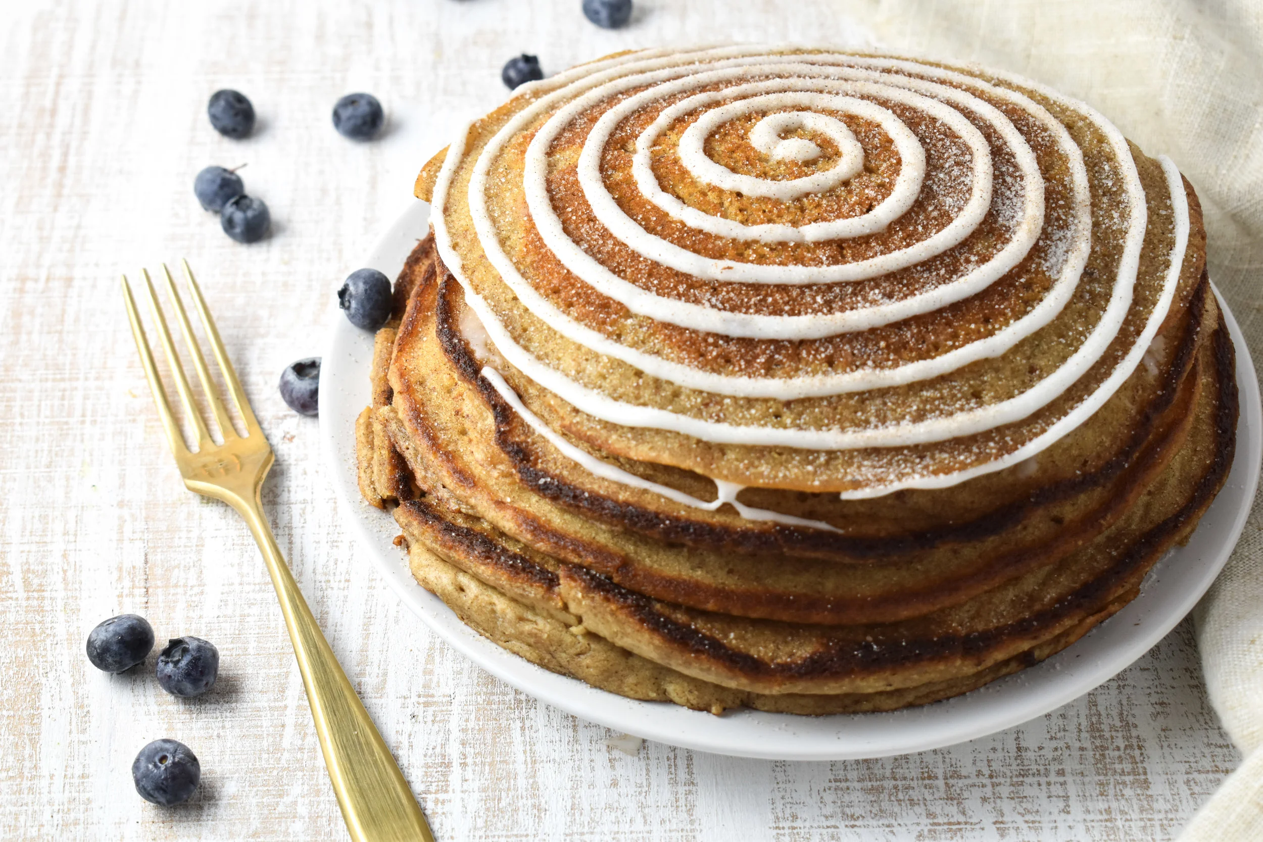 Cinnamon Roll Pancakes