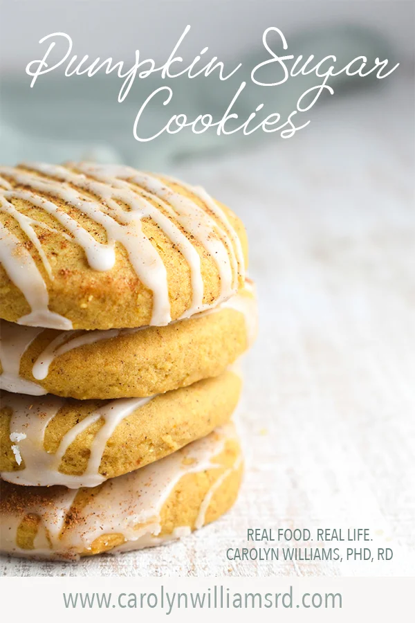 Pumpkin Sugar Cookies CarolynWilliamsRD.com