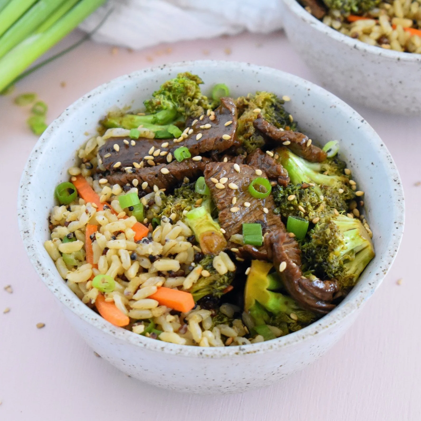 Quick Beef & Broccoli Grain Bowls