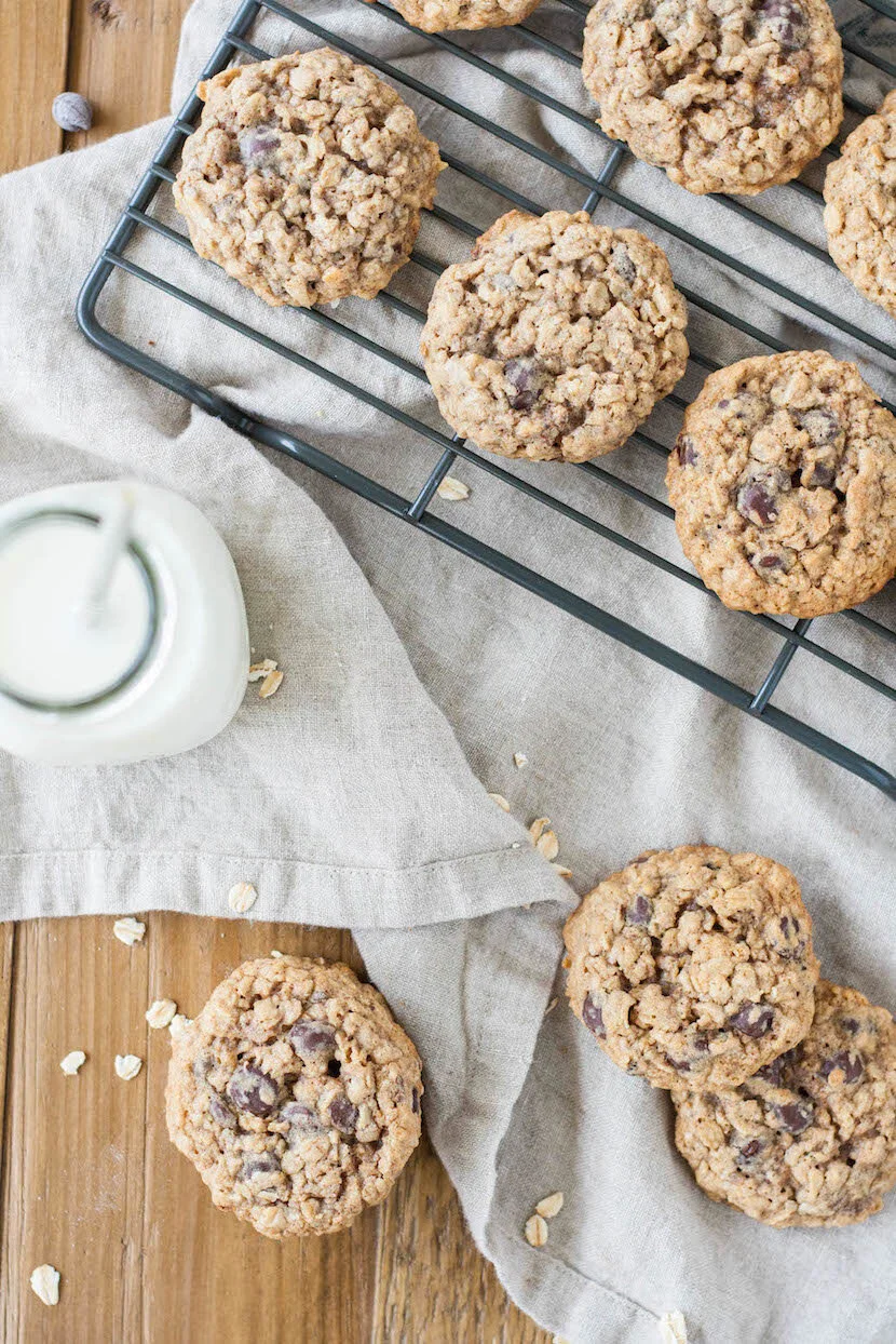 Flourless Chocolate Chip Cookies